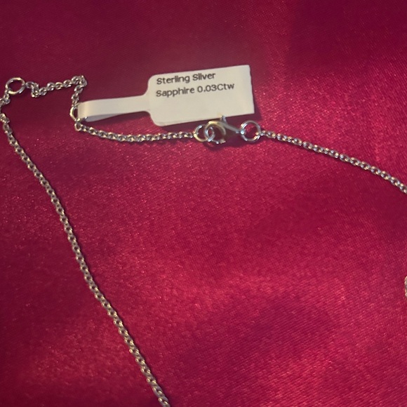 Sterling Silver Necklace with Intertwined Circles - Picture 4 of 5